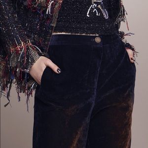 Chanel PreFall 2017 Paris-Cosmopolite Velvet Jeans